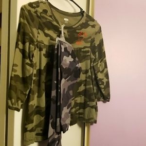 Old Navy girls camouflage outfit